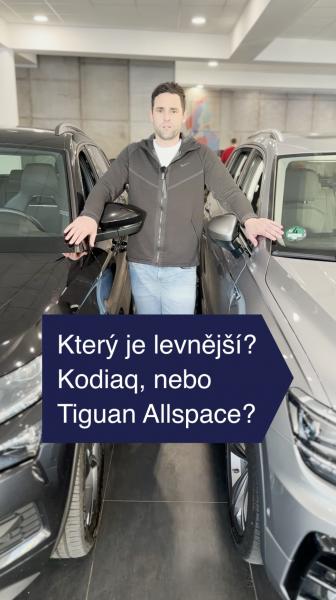 Který je levnější? Ceny Tiguana Allspace a Kodiaqa